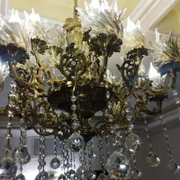 لوستر برنج|لوستر و چراغ آویز|اسلام‌شهر, شهرک قائمیه|دیوار