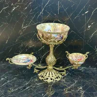 میوه خوری شیرینی خوری برنزی