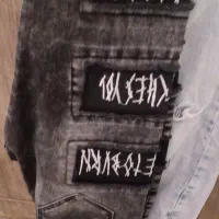 دوتا شلوار لی وزغالی پسرونه