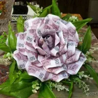 دسته گل ربانی وپروانه ای وعروس|گل مصنوعی|زاهدان, |دیوار