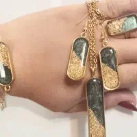 ست و نیم ست ، دستبند و گردنبند رزینی هدیه ولنتاین