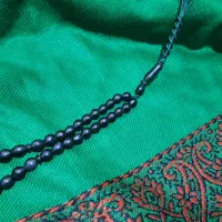 تسبیح شاه مقصود ۳۳ عددی سبز جلال آبادی