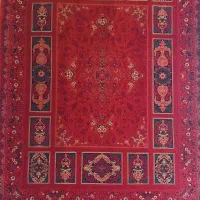 مجموعه کامل از فرش ونقش درنمایشگاه|فرش|بوشهر, |دیوار