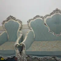 مبل هفت نفره کلاسیک با بهترین چوب راش جنس