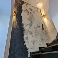 نقاشی کلاسیک/پتینه و میکروسمنت/کف / استخر/ کابینت