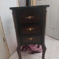 میز تلفن چوبی تمیز و نونو