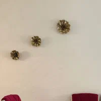 دیوارکوب سه تایی طرح گل