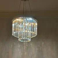 لوستر دوطبقه کاردی دایره با قطر ۳۰