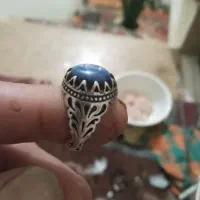 انگشتر نگین استار با رکاب کاملا دست ساز