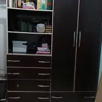 کمدبزرگ رگال لباس کتابخانه و۴عدد کشو