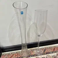 گلدان بامبو  خارجی بلند وگلدان سفالی