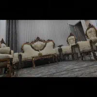 مبلمان سلطنتی 9نفر|مبلمان خانگی و میز عسلی|مشهد, رسالت|دیوار