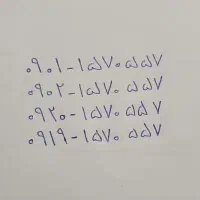 شماره های مشابه و تاریخ تولد با کد یک،ویژه بیزینس