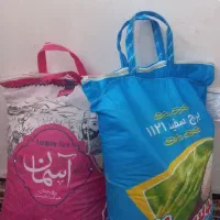 برنج ۱۱۲۱ دانه بلند آسمان صورتی و سبوس دانه