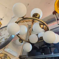 لوستر  مولکولی سرپیچ بزرگ با نوردهی عالی|لوستر و چراغ آویز|خوی, |دیوار