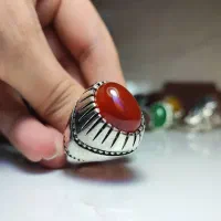 انگشتر های آبکاری نقره نگین اصلی|بدلیجات|نیشابور, شهرک ولیعصر|دیوار