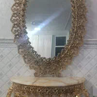 آینه و کنسول آلیاژ برنز