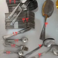 قاشق چنگال ۴۲ نفره....۱۵۲ پارچ