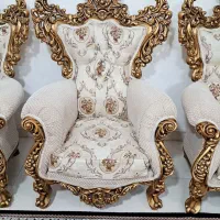 مبلمان سلطنتی ۹نفره|مبلمان خانگی و میز عسلی|اراک, |دیوار