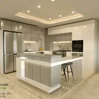 کابینت هایگلاس ام دی اف MDF|خدمات پیشه و مهارت|شیراز, اصلاح‌نژاد|دیوار