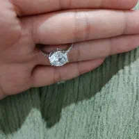 انگشتر تک نگین نقره