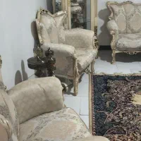 مبل استیل چوب با عسلی|مبلمان خانگی و میز عسلی|فردیس, نگارستان|دیوار