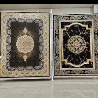 فرش  کاشان 1500شانه تراکم ۴۵۰۰ سبز