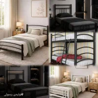تخت خواب فلزی تک نفره، دو نفره، دو طبقه