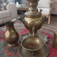 ست یونیک عتیقه جنس برنج|کلکسیون اشیاء عتیقه|اصفهان, شهرک ولیعصر|دیوار
