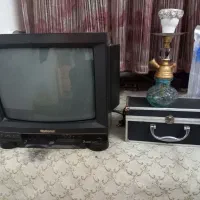 قلیون مسافرتی و تلوزیون قدیمی