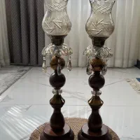 دو جفت شمعدان بسیار شیک و کاملا سالم|صنایع دستی و سایر لوازم تزئینی|تهران, جنت‌آباد مرکزی|دیوار