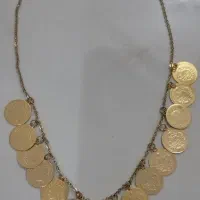 گردنبند سکه ای طرح قدیمی