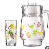 پارچ و لیوان لومینارک فرانسه کاملا نو با کارتن