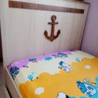 یک جفت تخت خواب نوجوان و جوان|تخت و سرویس خواب|شهریار, شهریار|دیوار