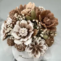 باکس گل شمع