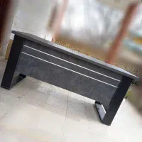 فروش دو میز اداری ابعاد ۱۶۰ و ۱۴۰ و لوازم رومیزی