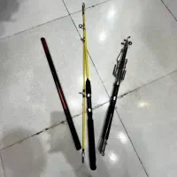 سه عدد چوب ماهیگیره