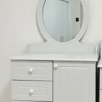 سرویس خواب مناسب دختر و پسر رنگ سفید|تخت و سرویس خواب|سردشت, |دیوار