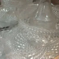 کاسه و سینی کریستال قدیمی