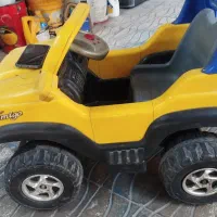 ماشین شارژی جیپ زرد