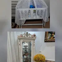 بوفه و تخت کودک در حد نو سالم