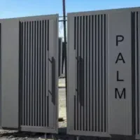 درب باغ و ویلا ورودی کارگاه و رمپ پارکینگ حیاطی