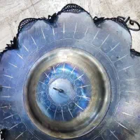 منقل نقره کوب آنتیک شبکه شعر زیبا کلکسیونی تشریفات|صنایع دستی و سایر لوازم تزئینی|اصفهان, لنبان|دیوار