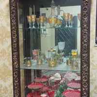 آیینه و شمعدان بوفه در حد نو|بوفه، ویترین، کنسول|زاهدان, |دیوار