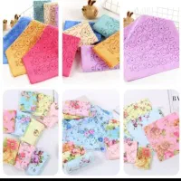 دستمال حوله ساده خرگوش پلیشی گلدار