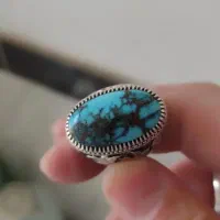 انگشترفیروزه و انگشتر شجر وانگشتر خطی تسبیح سندلوس|جواهرات|رشت, گلسار|دیوار