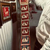 تابلوفرش دستباف جاجیم ورنی با قاب چوبی شیک|تابلو فرش|تبریز, |دیوار