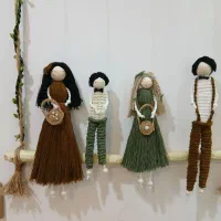 کلبه کنفی باعروسکهای مکرومه ای|صنایع دستی و سایر لوازم تزئینی|مشهد, مشکینی (شهرک غرب)|دیوار