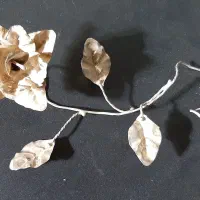 ملیله های تمام نقره عیار ۹۲۵ وزن هر دو گل ۲۷ گرم|جواهرات|اراک, |دیوار