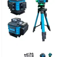 تراز لیزری ماکیتا ۳۶۰ درجه نور سبز با متعلقات کامل